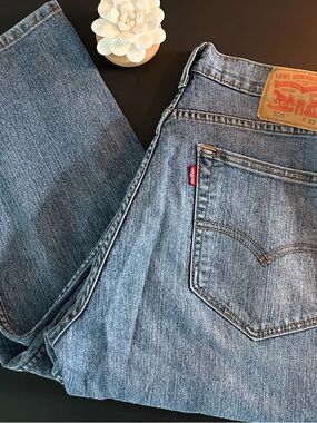 Levi's 505 Straight Leg Men's Jeans - Medium Blue Denim